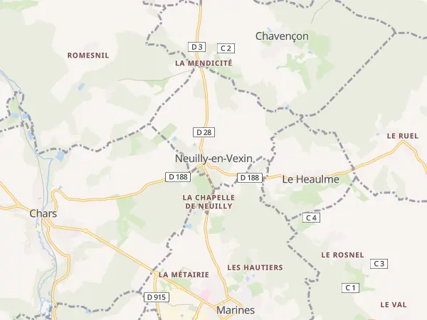 Plan de Neuilly-en-Vexin