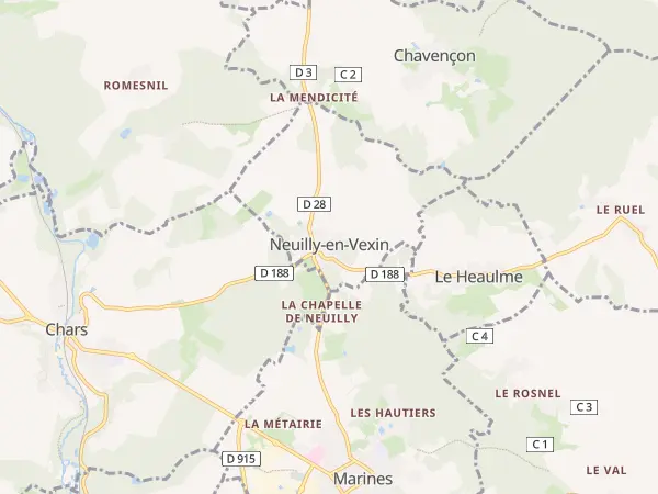 Plan de Neuilly-en-Vexin