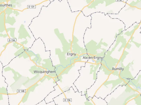 Plan de Ergny