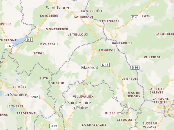 Plan de Mazeirat