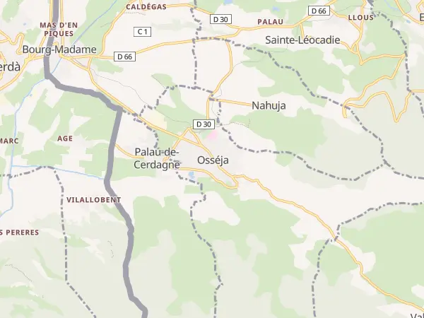 Plan de Osséja