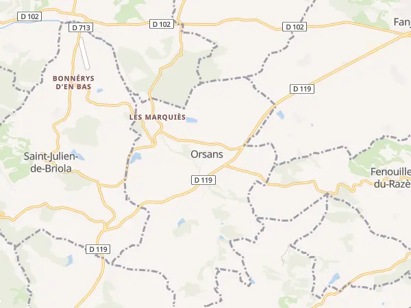 Plan de Orsans