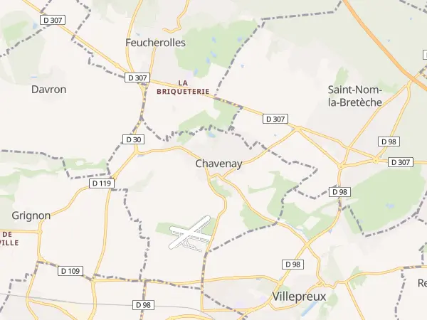 Plan de Chavenay
