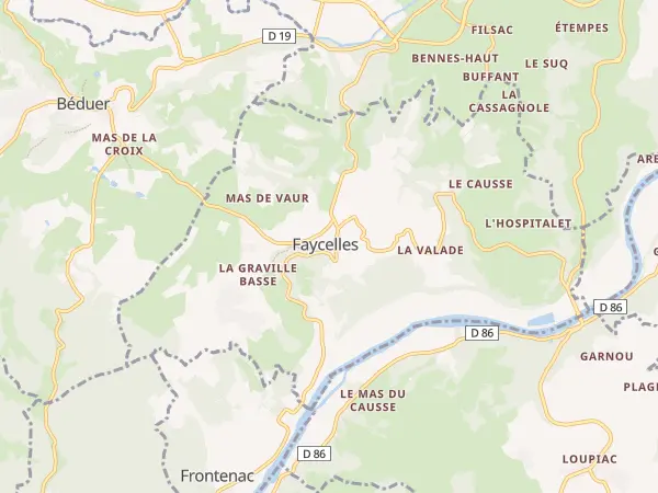 Plan de Faycelles