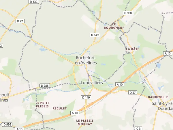 Plan de Rochefort-en-Yvelines