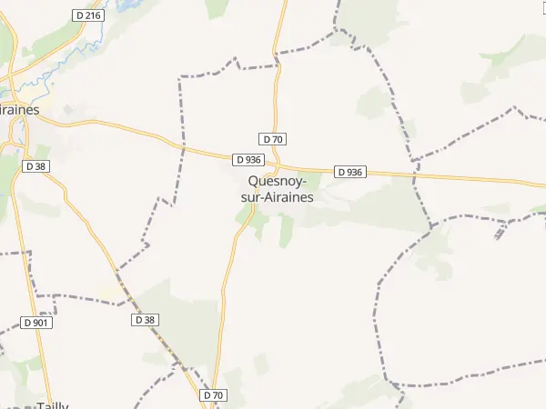 Plan de Quesnoy-sur-Airaines