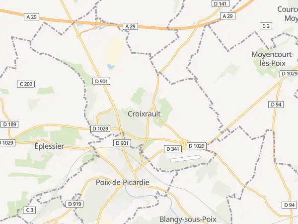 Plan de Croixrault