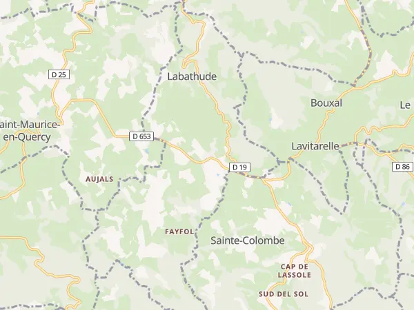 Plan de Labathude