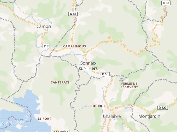 Plan de Sonnac-sur-l’Hers