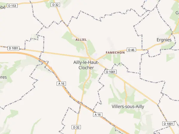 Plan de Ailly-le-Haut-Clocher