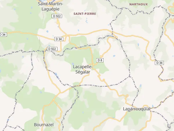 Plan de Lacapelle-Ségalar