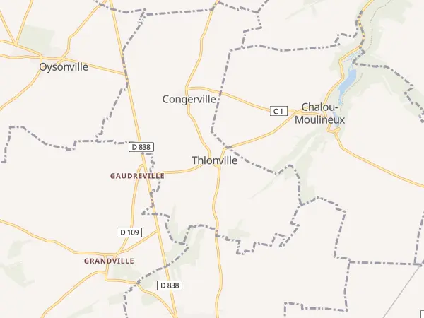 Plan de Congerville-Thionville