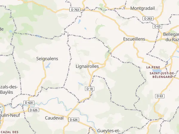 Plan de Lignairolles