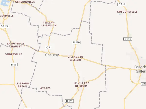 Plan de Chaussy