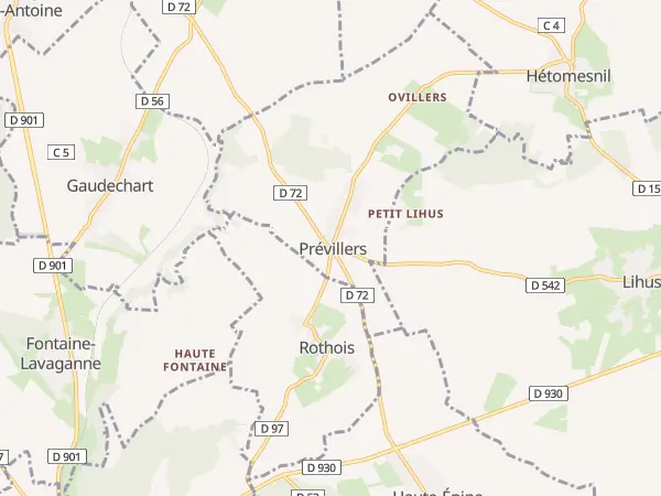 Plan de Prévillers