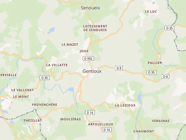 Plan de Gentioux-Pigerolles