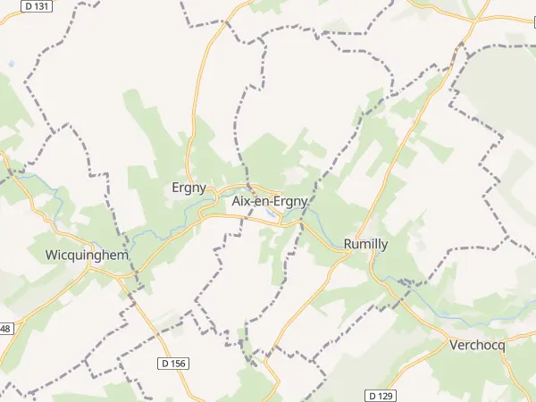 Plan de Aix-en-Ergny