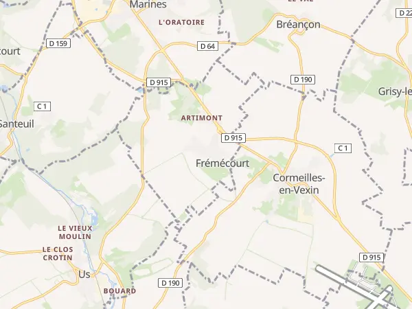 Plan de Frémécourt