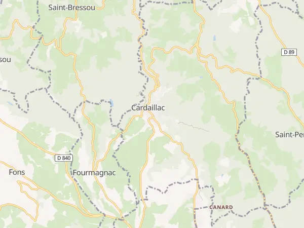 Plan de Cardaillac