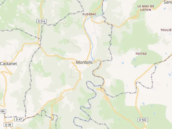 Plan de Monteils