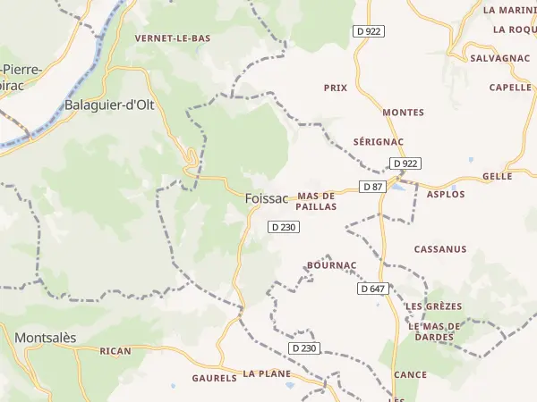 Plan de Foissac