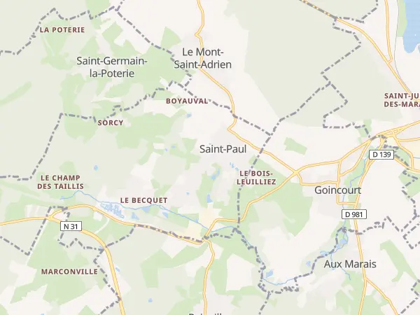 Plan de Saint-Paul