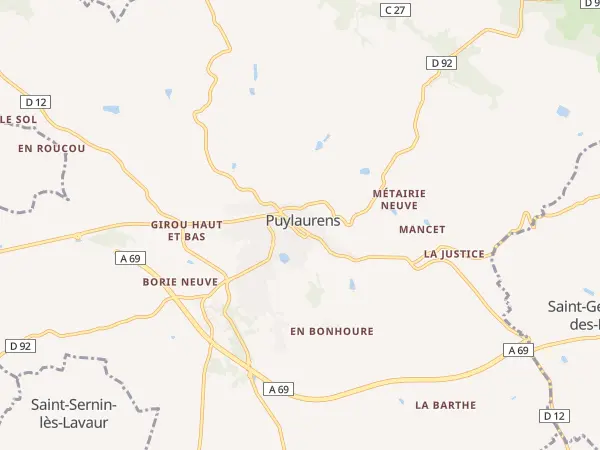 Plan de Puylaurens