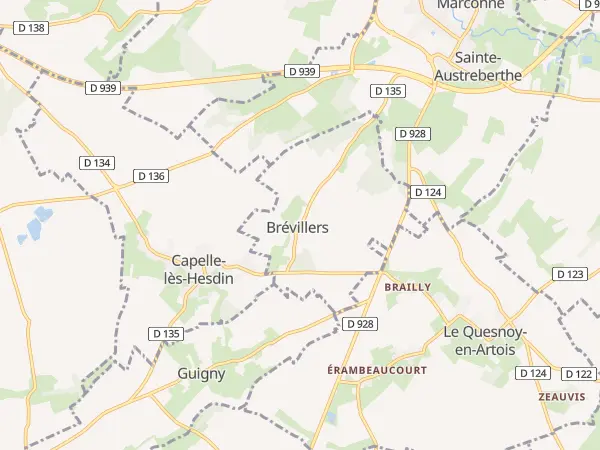 Plan de Brévillers