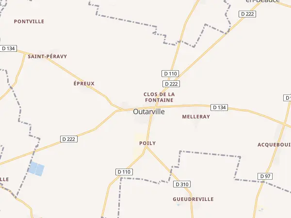 Plan de Outarville