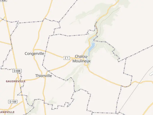 Plan de Chalou-Moulineux