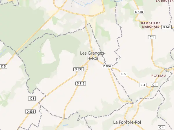Plan des Granges-le-Roi