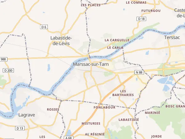 Plan de Marssac-sur-Tarn