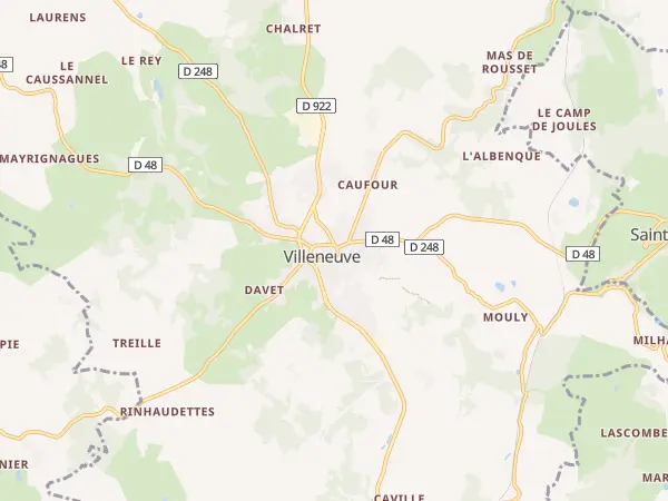 Plan de Villeneuve