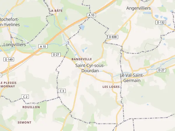 Plan de Saint-Cyr-sous-Dourdan