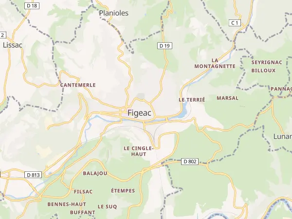 Plan de Figeac