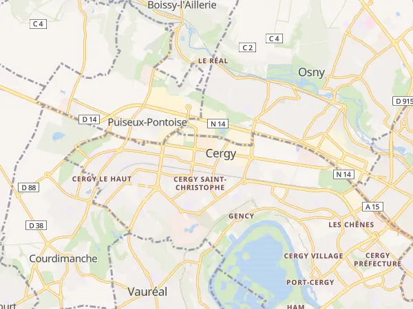 Plan de Cergy
