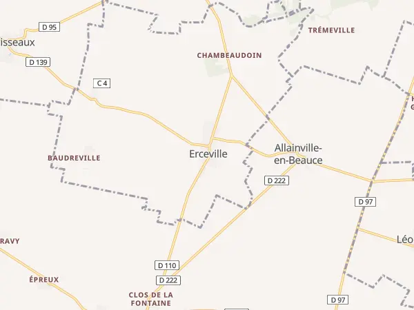 Plan de Erceville