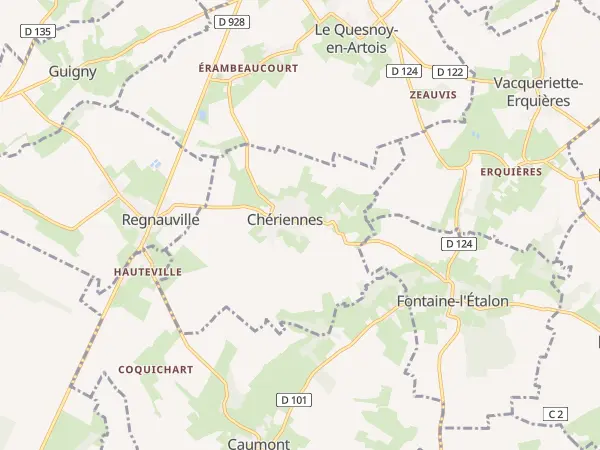 Plan de Chériennes