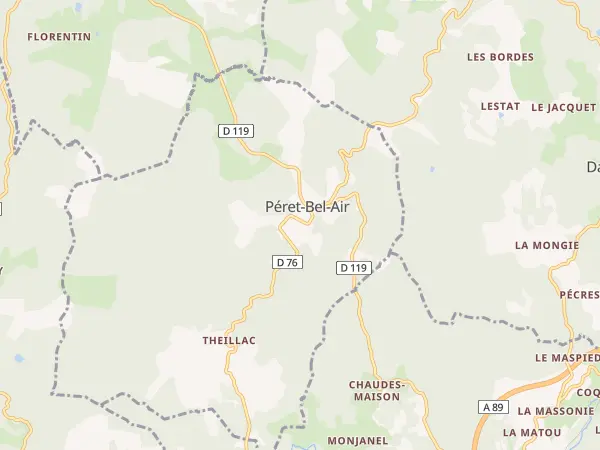 Plan de Péret-Bel-Air