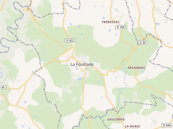 Plan de La Fouillade