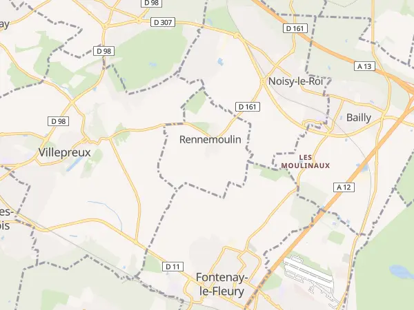 Plan de Rennemoulin