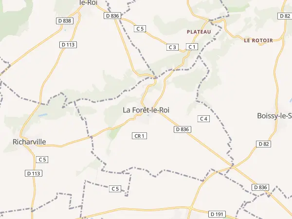 Plan de La Forêt-le-Roi