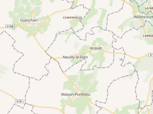 Plan de Neuilly-le-Dien