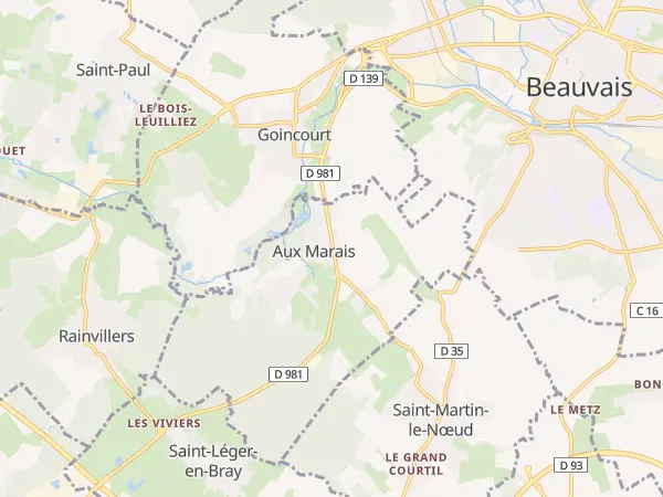 Plan de Aux Marais