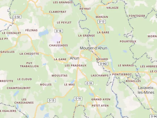 Plan de Ahun