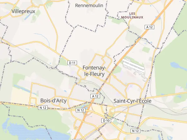 Plan de Fontenay-le-Fleury