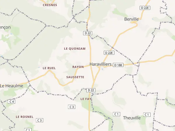 Plan de Haravilliers