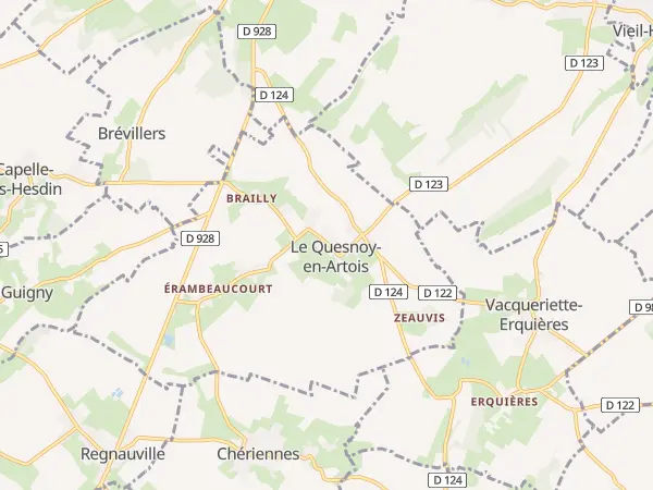 Plan du Quesnoy-en-Artois