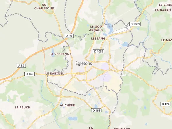 Plan de Égletons