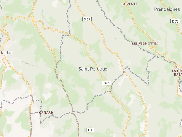 Plan de Saint-Perdoux